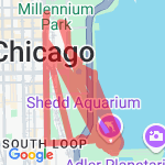 Museum Campus 5K route map