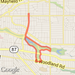 Lee + Woodland Whole route map