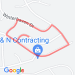 DOUBLE LOOP LEFT route map