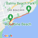 Beaches  route map