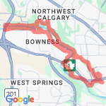 Cycling on May 1, 2025 at 1105 AM route map