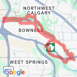 Cycling on May 6, 2025 at 1130 AM route map