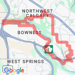 Cycling on May 18, 2025 at 725 AM route map
