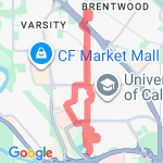 Cycling on May 20, 2025 at 1030 AM route map