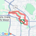 Cycling on Sep 7, 2025 at 650 AM route map