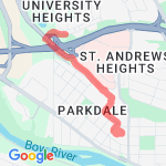 Cycling on Sep 19, 2025 at 1050 AM route map