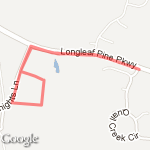 2mile run (Harbury) route map