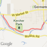 Bike Trail River Run route map