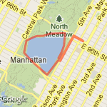 CENTRAL PARK route map