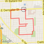 dempster/glenview/dee 3.31 route map
