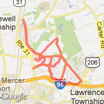 FIrst 20 Miler route map