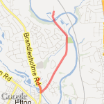 home to the burrs route map