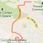 Run/Walk with Dana route map