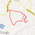 Planters Row route map