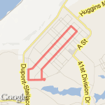 bn commemorative run route map