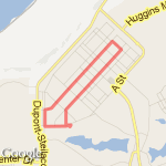 bn commemorative run route map