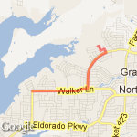 Little Elm 5 Miler route map