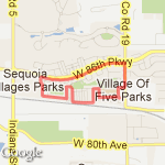 Around Neighborhood route map