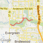 Fish Creek/trail & path route map
