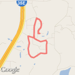 Around the Clearwater Creek Blocks route map