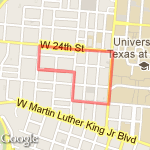 West Campus  route map