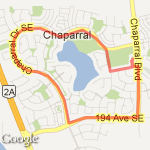 almost 5 k route map