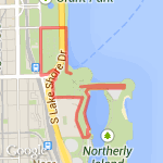 The John G. Shedd Aquarium Deep Sea 5k route map