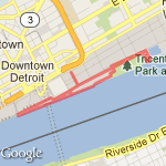 Riverwalk Loop route map