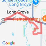 Strawberry Shuffle route map