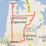 Morning Run route map