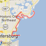 10 Mi Pier+Golf+Brightwaters route map