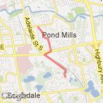 Courageous woodland run (the Rambo) route map