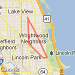 Blue Man Group route map