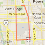 warren park route map