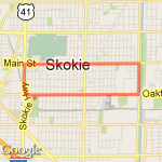 End Of Summer 2011 5K Run route map