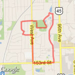 Old Humphrey's 5k Challenge  route map