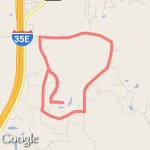 Elmcrest 3.1 run route map