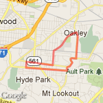 Hyde Park 1 route map