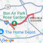 5 mi bike trail run route map