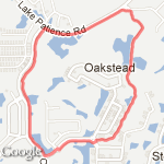 Oakstead route map