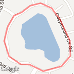 Copperpond Terrace Loop route map