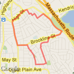 Three Mile route map