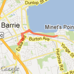 Barrie route route map