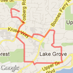 Twin Firs Rd route map