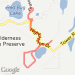 Short, 2-mi run in neighborhood route map