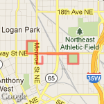 neighborhood route map