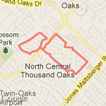 3 Mile Route route map