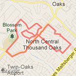 5 Mile Route route map