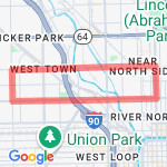 Jake & Renee 5 mile run route map