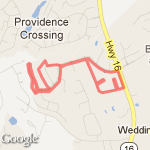 Home thru Blossom Hill route map